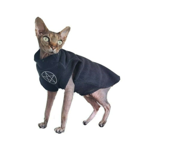 Tallas PENTAGRAM Top polar para gato Sphynx ropa para gatos Jersey Katzenbekleidung HOTSPHYNX Etsy Mexico
