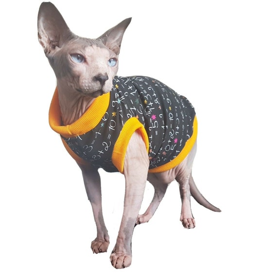 Numeros Vetements De Chat Vetements Sphynx Chat Gla Poilu Etsy