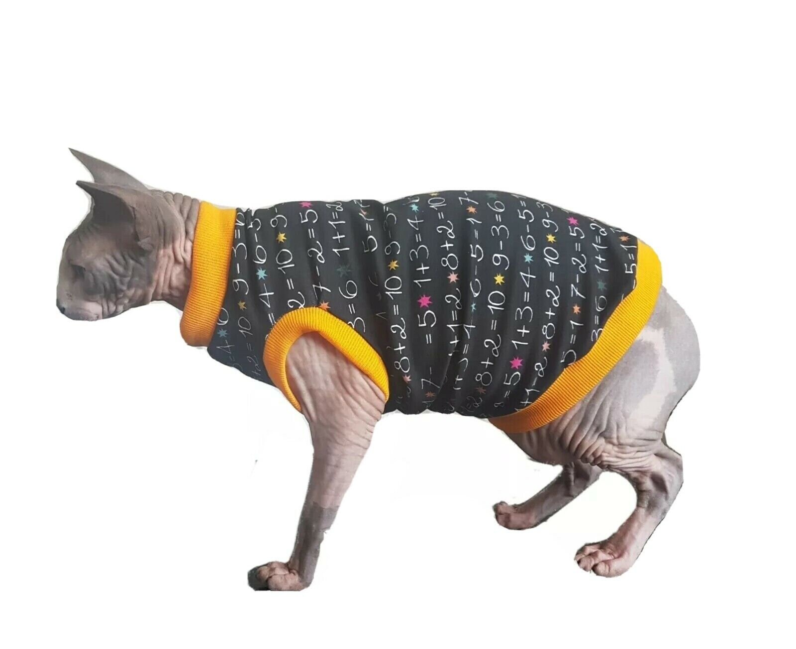 Numeros Vetements De Chat Vetements Sphynx Chat Gla Poilu Etsy