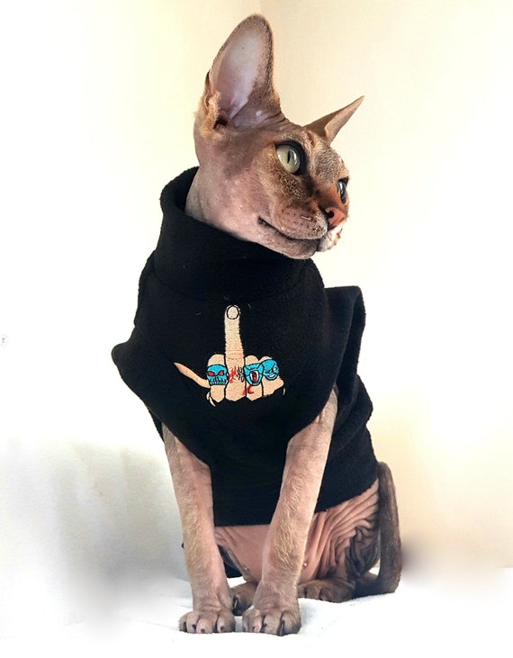 mini Minimizar Flecha FINGER ropa para un gato sphynx ropa de gato Sphynx suéter - Etsy España