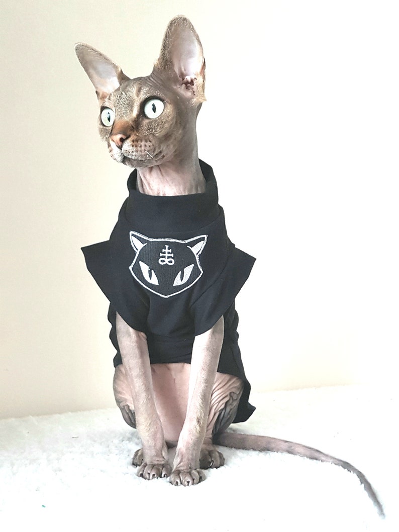 FLEECE TRIBAL cat devil Sphynx cat clothes for a cat cat Etsy