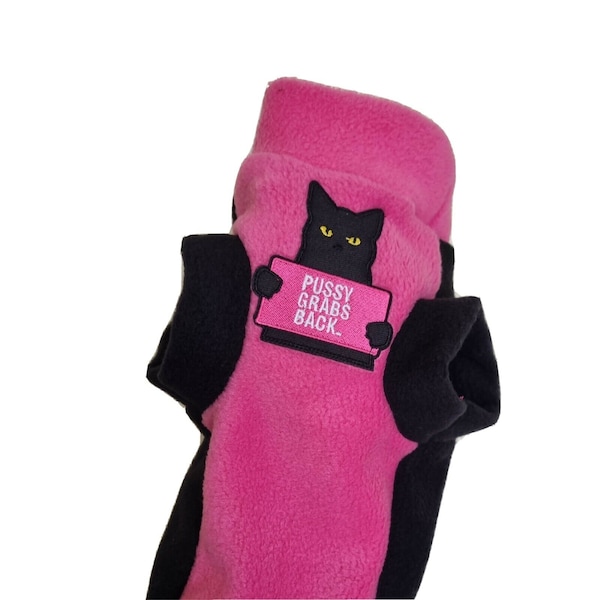 Suéter polar Pussy Grabs Back para gatos - Ropa para gatos Sphynx