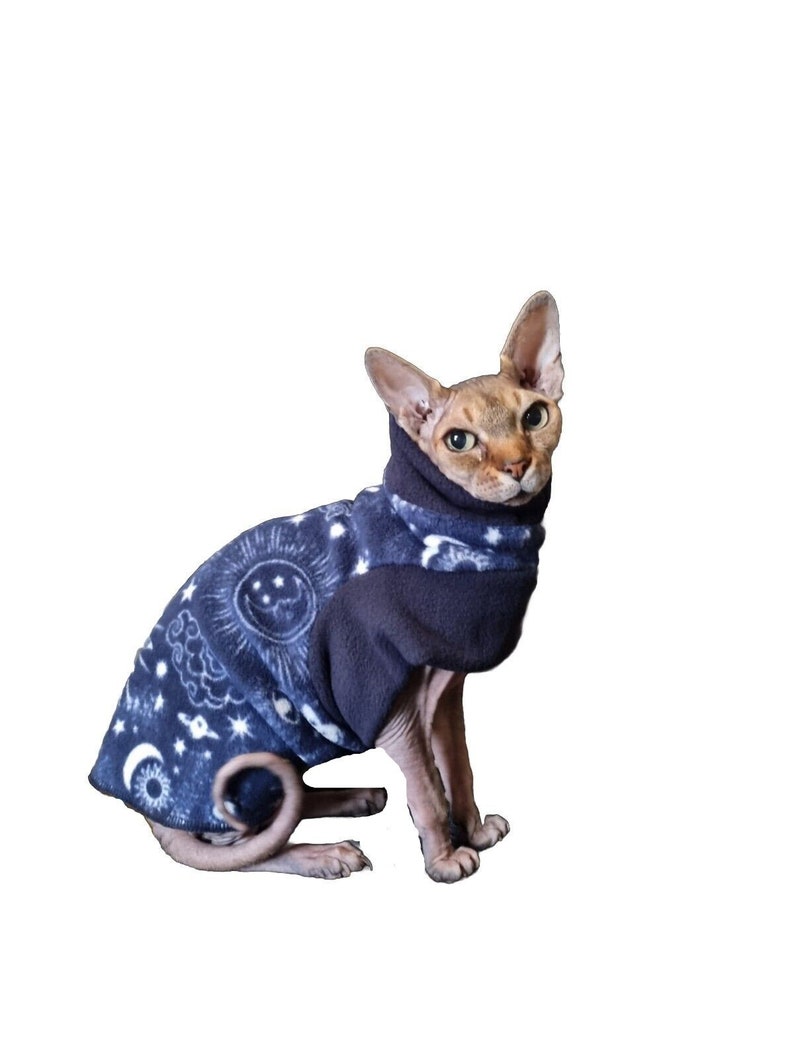 Sizes COSMOS, Clothes for Sphynx Cat Clothes for a Cat, Cat Coat, Top