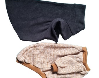 Fleece Sphynx Cat Pullover Set: Große Erwachsene, Warme Pullover
