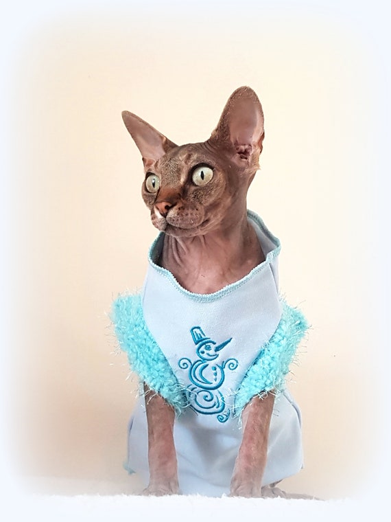 Snowman Vetements Sphynx Vetements Pour Chats Sphynx Etsy