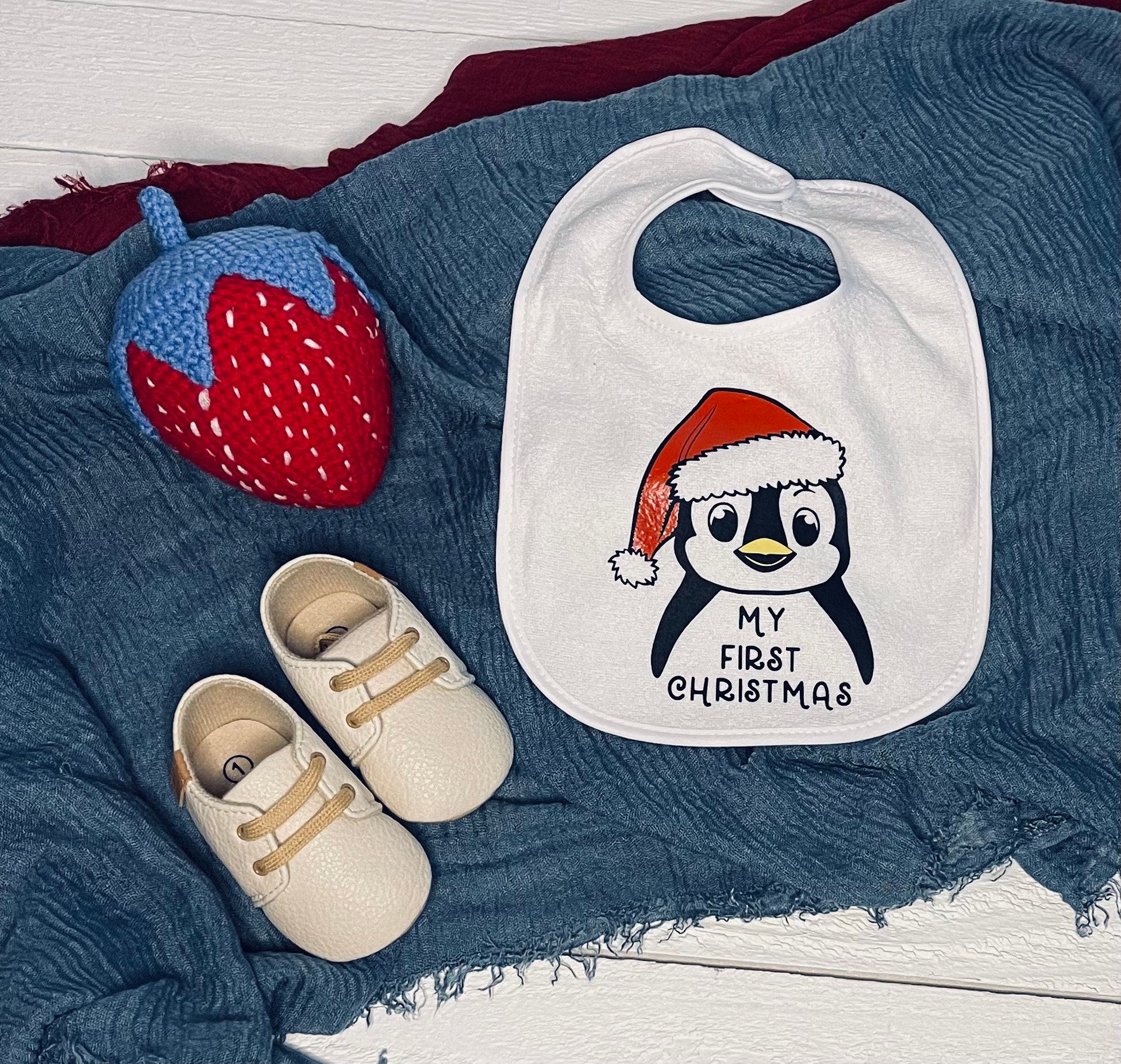 Penguin Bib - Etsy