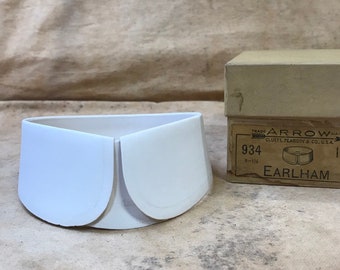 Deadstock Arrow Detachable Collar: Earlham Style, 1920s Gatsby, Size [Choose 12, 13, or 14]