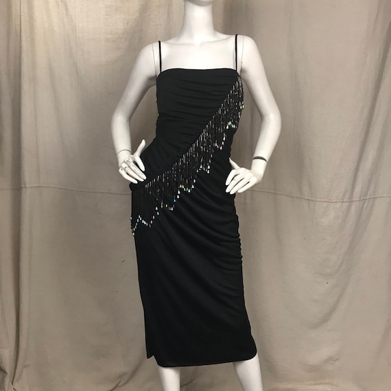 adrianna papell beaded off the shoulder dress Adrianna Papell Platinum 40435
