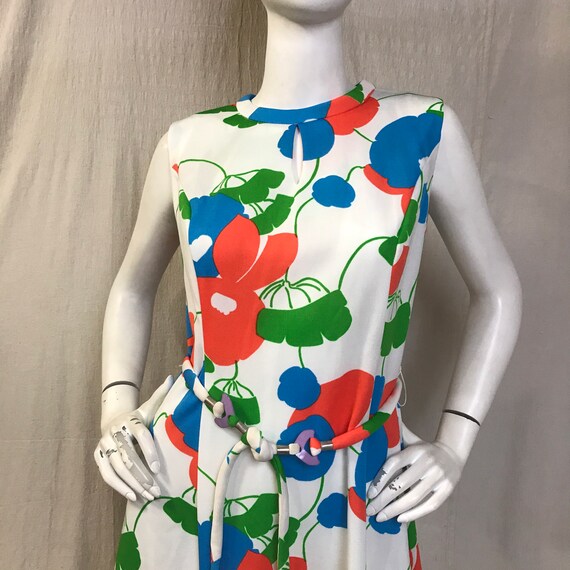 60s Floral Dress Sleeveless // DEADSTOCK Gay Gibs… - image 4