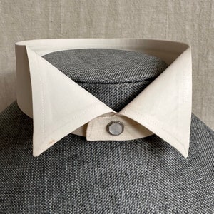 Wing Tip Collar Arrow Chevy Size 14 3/4 DEADSTOCK 20s Edwardian Stiff Detachable Collar