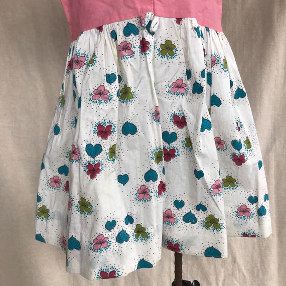 Vintage Girl's Dress 30s Pink 6 Year Old Size Pat… - image 5