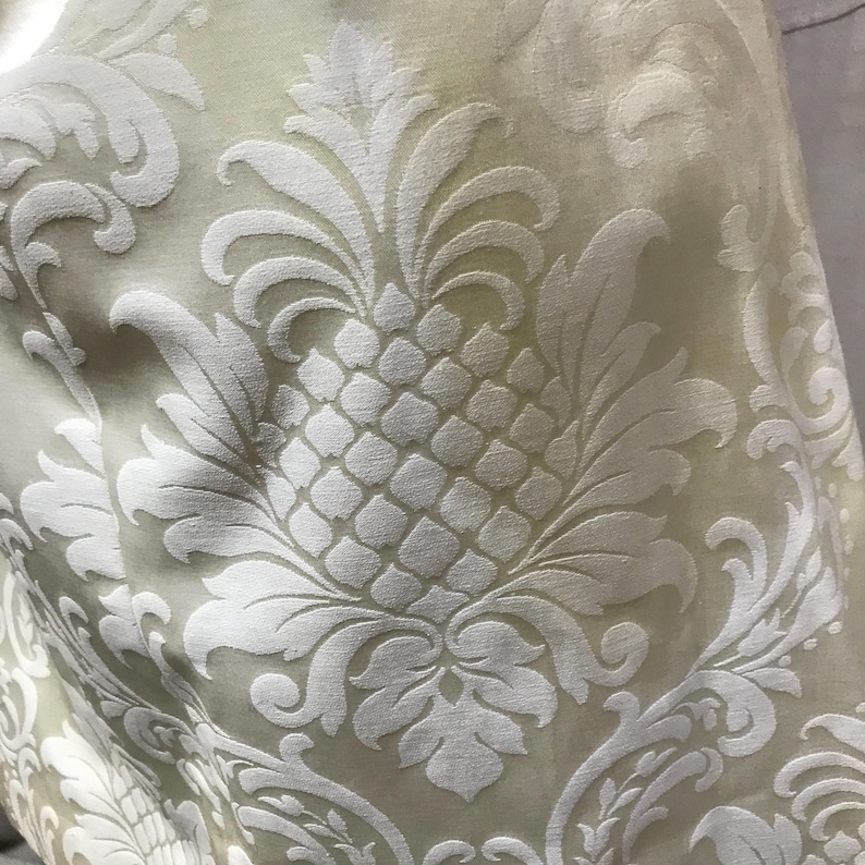 Beaded Sheath Dress 60s Damask Dress Vintage White Dress Sleeveless Minx Modes NOS Deadstock