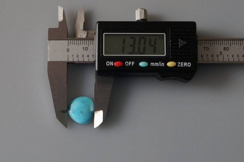 Morenci Blue Turquoise Natural Free Form Cabochon 5.5 Carat Cab Stone Untreated Gemstone Gems Jewelry Findings MC74