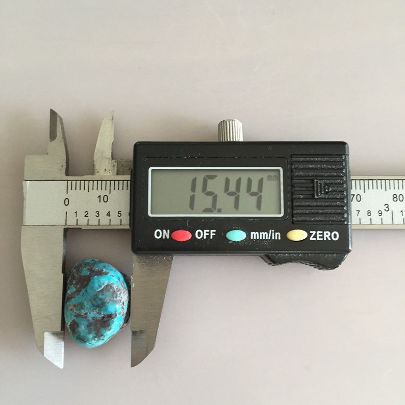 MC264 Natural Old Style Morenci Turquoise Cabochon 25.5 Carat Cab Stone Untreated Gemstone Gems Nugget