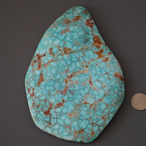 HUGE Number 8 Turquoise Cabochon Specimen (Read Description) A COLLECTOR&#39;S Dream! Turquoise Cabochon Natural 2175 Carats Stone Untreated Gem