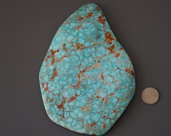 HUGE Number 8 Turquoise Cabochon Specimen (Read Description) A COLLECTOR'S Dream! Turquoise Cabochon Natural 2175 Carats Stone Untreated Gem