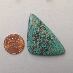 Gem Grade Nevada Blue Turquoise Cabochon All Natural 52 Carat Cab Stone Untreated Gemstone Collector Grade NB01