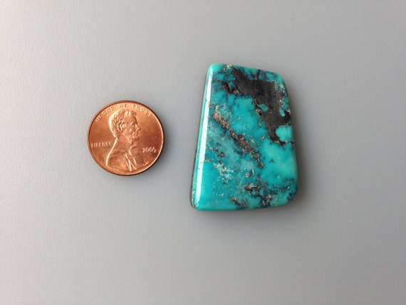 Indian Mountain Turquoise Cabochon Natural 36 Carat Cab Stone Untreated Gemstone Excellent Grade IM21
