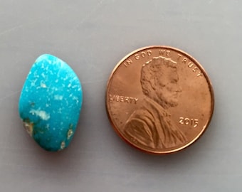 TM33 Natural Turquoise Mountain Turquoise Cabochon 6 Carat Cab Stone Untreated Gemstone Gems