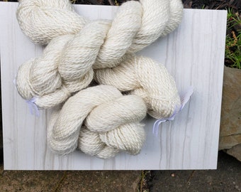 Finnish Landrace “Natural White" Worsted