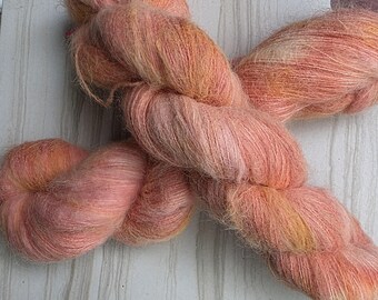 Suri Silk Lace Peach Bellini