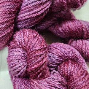 Finnish Landrace  &quot;Boysenberry&quot; Bulky Weight