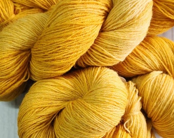 Finnsheep Sock Yarn Indie Dyed “Mustard ”