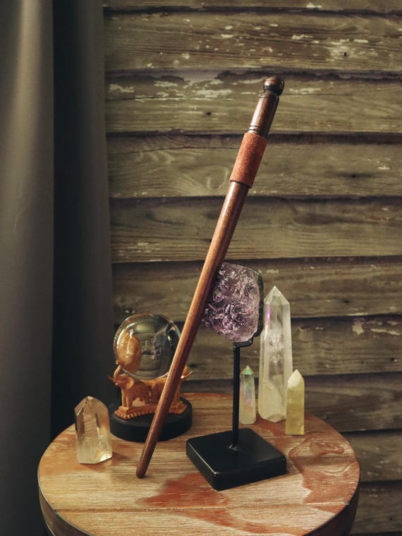 Justin Russo Wand Replica | Brown Wand | WOWP - Etsy