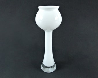 Bergdala Glasbruk glass vase. Sweden. 1960's.