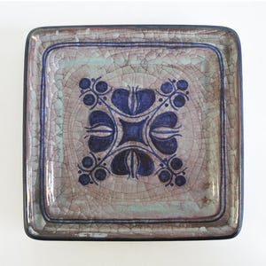 Marianne Starck ceramic bowl. Made by Michael Andersen, Bornholm, Denmark. Persia glaze. 1960&#39;s.