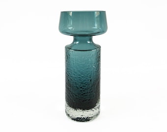 Tamara Aladin Riihimäen lasi Safari glass vase. Finland. 1960's.