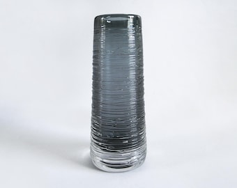 Bengt Edenfalk Spun glass vase. Skruf, Sweden. 1960's.