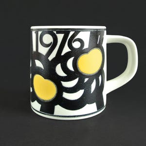 Royal Copenhagen ceramic annual mug 1976. Designed by Anne-Marie Trolle. Denmark. 1970&#39;s.