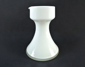 Vintage glass vase / jug Carnaby. Designed by Per Lütken. Made by Holmegaard, Denmark. 1960's.