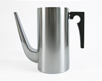 Stelton Cylinda Line coffee pot. Arne Jacobsen. Denmark, 1960's.