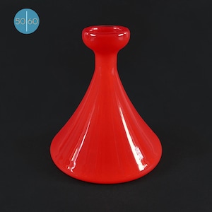Holmegaard Carnaby Per Lütken glass candleholder / vase. Denmark, 1960&#39;s.