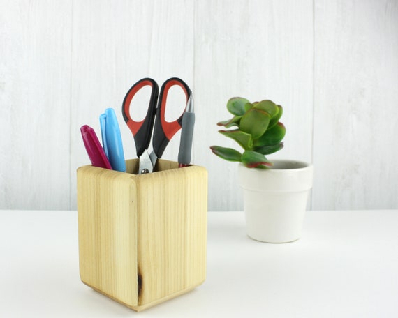 Uchwyt Ołówka Organizator Biurko Wystrój Biura Etsy