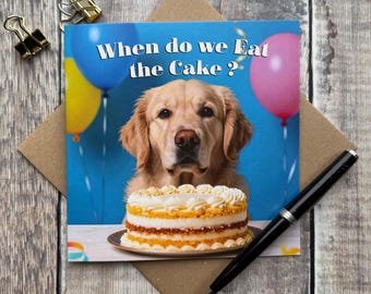 Labrador birthday Greeting Card: fun labrador card - Blank Inside, suitable for All Occasions