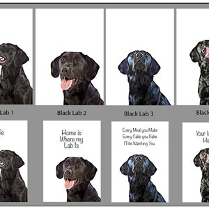 Black Labrador Art print - black labrador wall art - black labrador print -  Labrador wall decor - unframed labrador art print