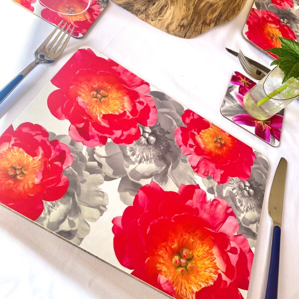 Flowers Placemats Etsy UK