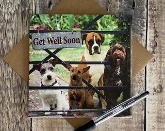 Dog Get Well Soon Card: Speedy Recovery Greetings