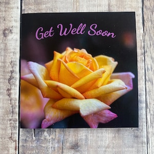 Carte de rétablissement - jolie carte de rétablissement florale - carte de rétablissement pour un ami