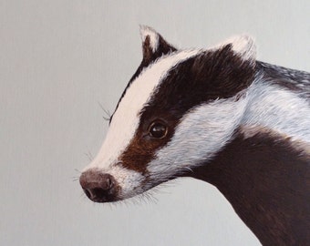 A4 Größe Giclee signierter Druck 'The Artful Dachs'