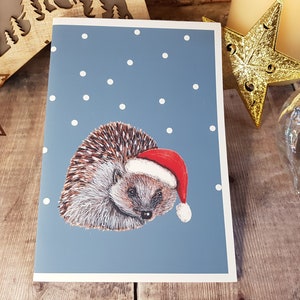 Hedgehog Notebook - A5 Handmade Notebook - A5 Journal - Hedgehog - Wildlife Notebook - Notebook - Stationary - Blank page Notebook - Eco
