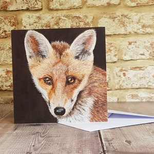 Fox Card - Blank Card - Greetings Card - Wildlife Card - Fox