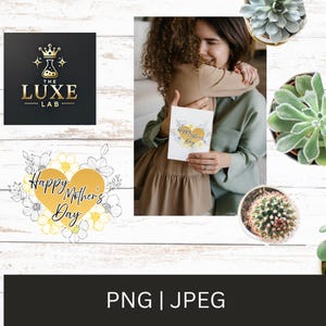 Diseño PNG floral para el Día de la Madre: Arte digital para regalos imprimibles, decoración y homenajes de última hora.