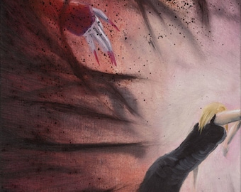 Parasite Eve Art Print "The Greatest Foe" Oil Painting Gaming Various Sizes Giclee Archival