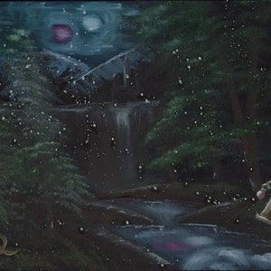 Final Fantasy IX Art Print &quot;Night&#39;s Rest&quot; Oil Painting Gaming Various Sizes Giclee Archival