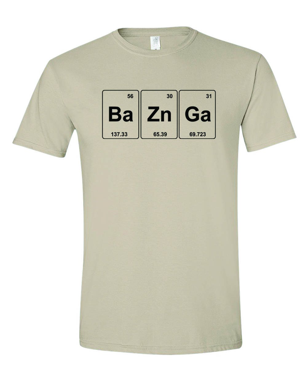 bazinga periodic table shirt
