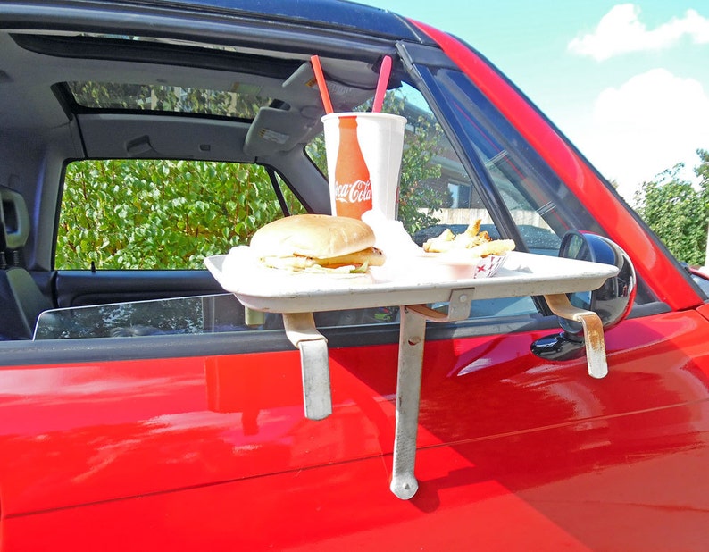 Vintage 1950s 2 Car Hop Trays Drive In Window Tray Prop Etsy